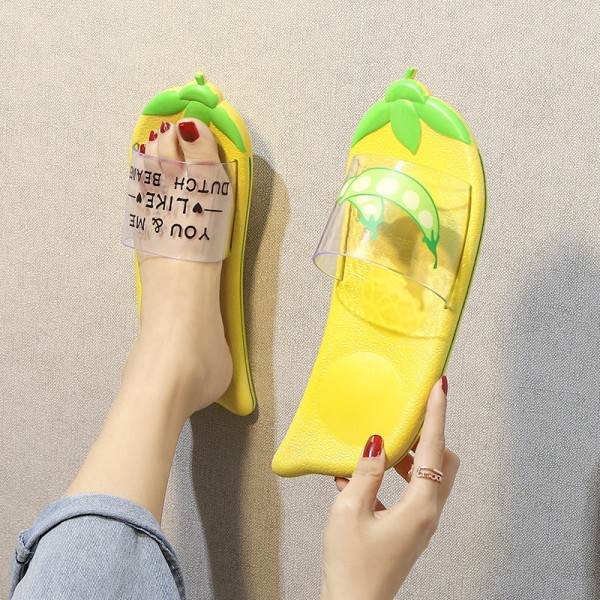 Women Fashion Pea Shaped Flat Slippers