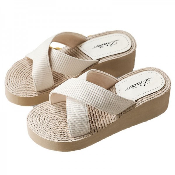 Women Fashion Non-Slip Wedge Slippers