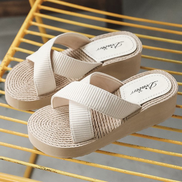 Women Fashion Non-Slip Wedge Slippers