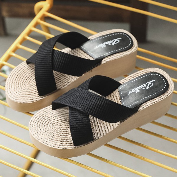 Women Fashion Non-Slip Wedge Slippers