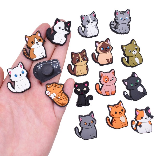 Cute Cartoon Cat Shoe Buckle Accessories